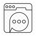 Web Chating  Icon