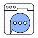 Web Chating  Icon