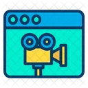 Online Booking Ticket Booking Web Icon