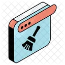 Web Cleaning Website Cleaning Webpage Cleaning Icon