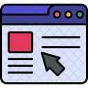 Web Click Application Arrow Icon
