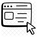Web Click  Icon
