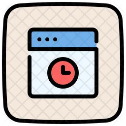 Web Clock  Icon