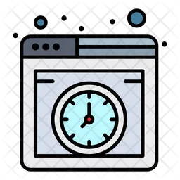 Web Clock  Icon