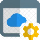 Web Cloud Setting  Icon