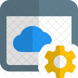 Web Cloud Setting  Icon