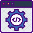 Web Code Settings  Icon