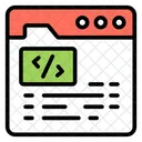 Webcodierung Webprogrammierung Softwareentwicklung Symbol