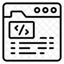 Webcodierung Webprogrammierung Softwareentwicklung Symbol
