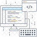 Webentwicklung Webdesign Benutzerdefinierte Codierung Symbol
