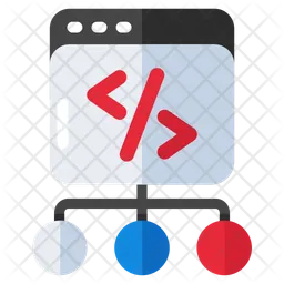 Web Coding  Icon