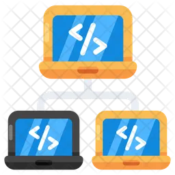 Web Coding  Icon