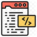 Web Coding Editor Code Icon