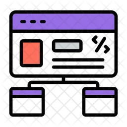 Web Coding  Icon