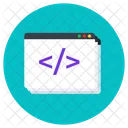 Web Coding Code Optimization Custom Coding Icon
