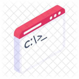 Web Coding  Icon
