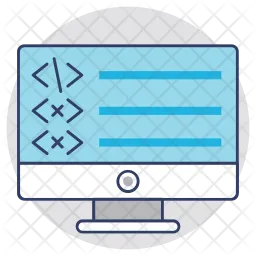 Web Coding  Icon
