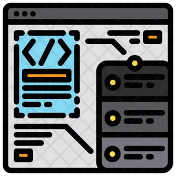 Web Coding  Icon