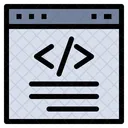 Web Coding  Icon