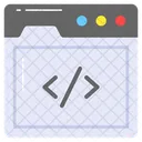 Web Coding Development Icon