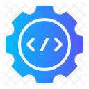 Web Coding Software Development Gear Icon