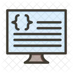 Web coding  Icon