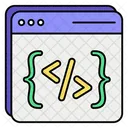 Web Coding Web Development Programming Icon