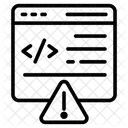 Error Web Code Icon