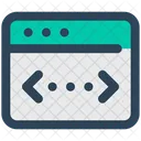 Web coding  Icon