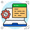 Web coding  Icon