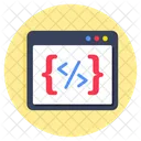 Web Coding Web Programming Web Development Icon