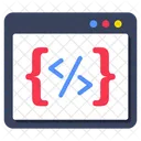 Web Coding Web Programming Web Development Icon