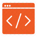 Web Coding  Icon