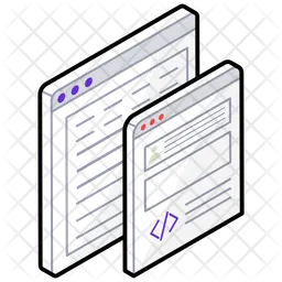 Web Coding  Icon