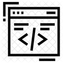 Web coding  Icon