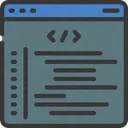 Web Coding  Icon