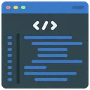 Web Coding  Icon