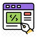 Web Coding  Symbol