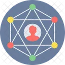 Web Community Support Circle Icon