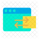 Compartir web  Icono