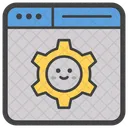 Web Configuration Web Emoji Website Smiley Icon