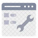 Web Configuration Website Maintenance Web Setting Icon
