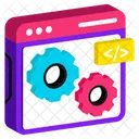 Web Configuration Web Setting Web Development Icon