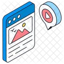 ウェブサイト、デザイン、ウェブ アイコン