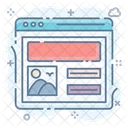 Web Content Web Layout Website Design Icon
