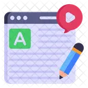 Web Content Icon