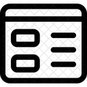 Web Content Web Layout Web Design Icon