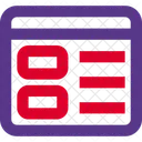Web Content Web Layout Web Design Icon