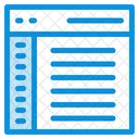 Web Content Wen Layout Web Template Icon