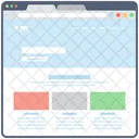 Web Content  Icon